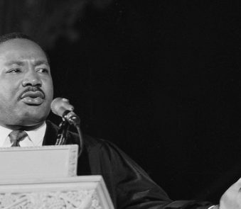 Dr. Martin Luther King, Jr., seen here on March 31, 1968.